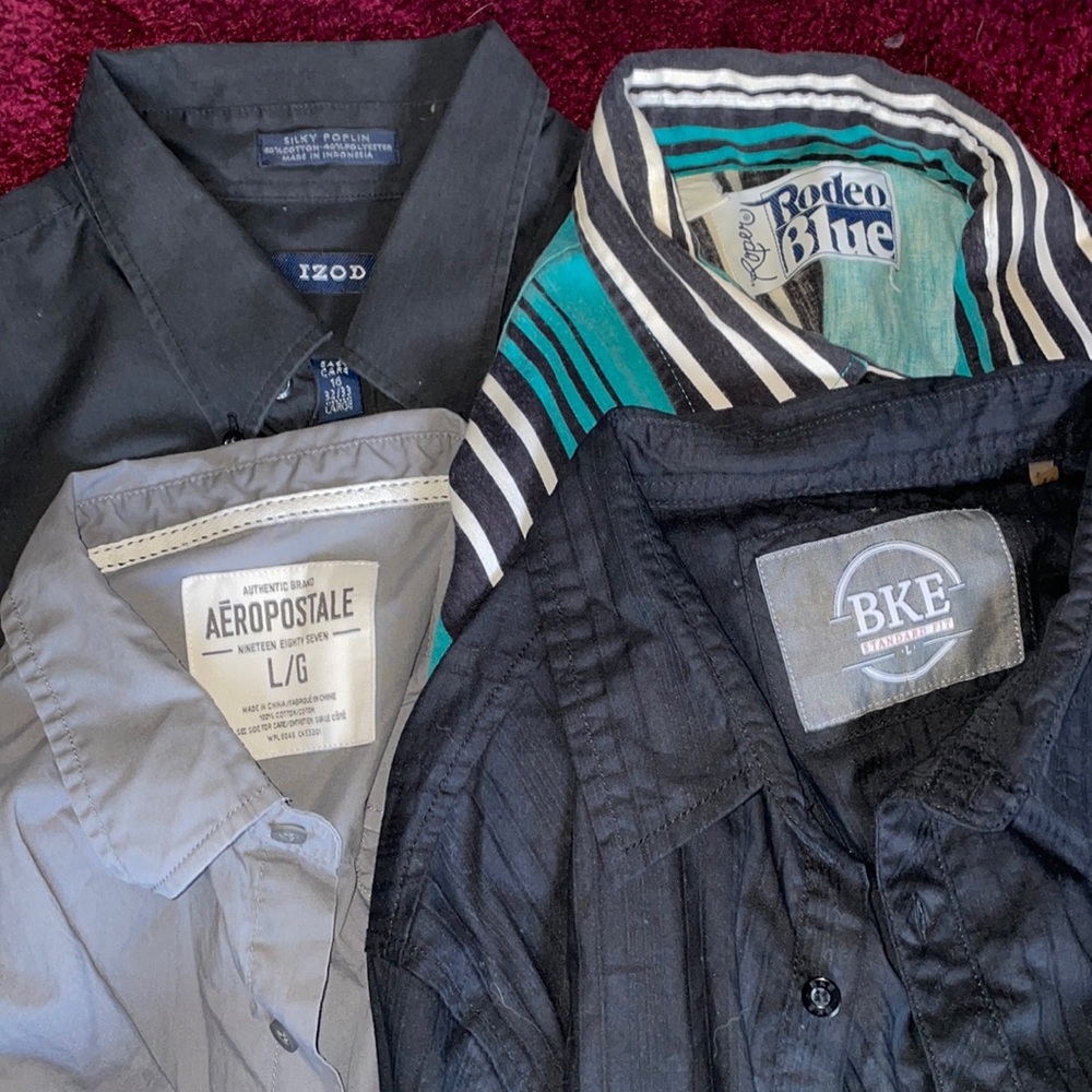 Large Mens Dress Shirts